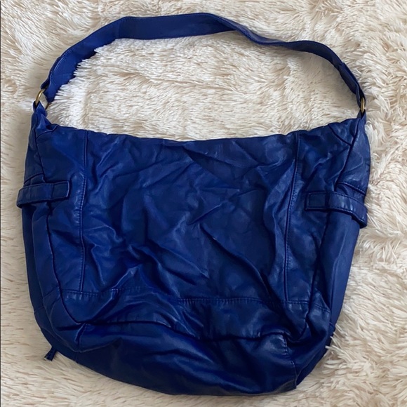 Blue Slouch Bag - Boho - Picture 2 of 5